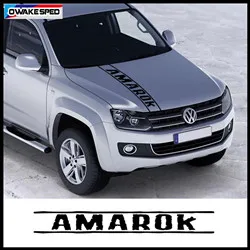 Pick Up Styling OFF ROAD Sticker For Volkswagen-Amarok Car Hood Bonnet Stripes Sport Auto Engine Cover Decor Vinyl Decals (2)_副本