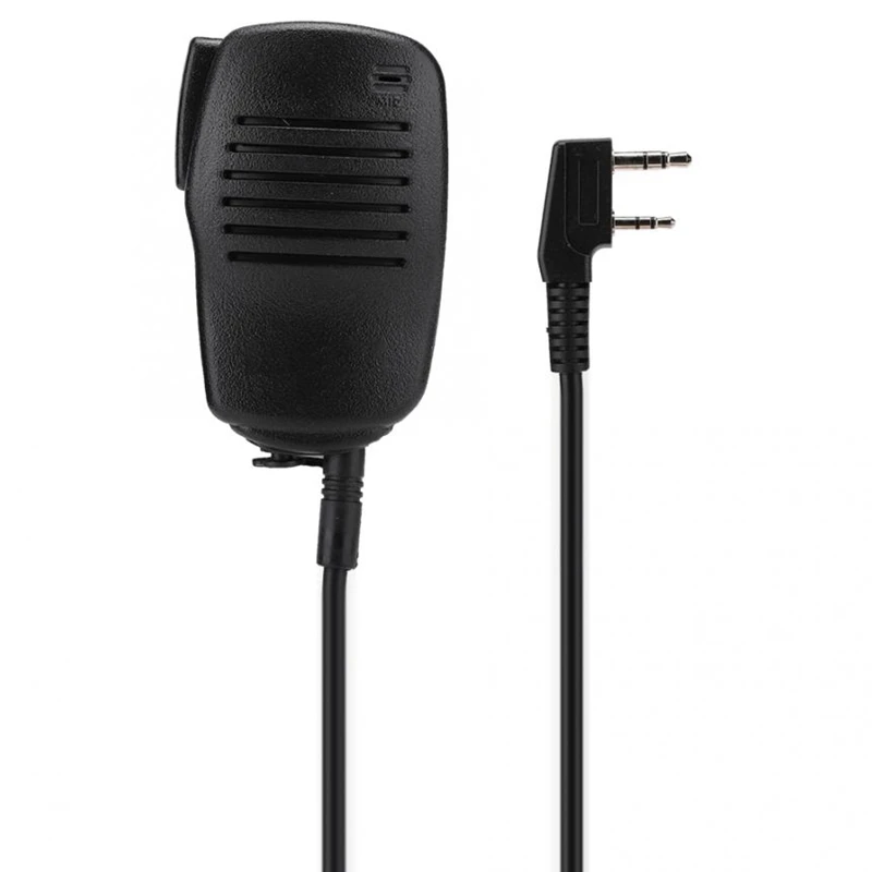 2 Pin Ptt тяжелый динамик микрофон водонепроницаемый для Kenwood Puxing Wouxun Tyt Hyt Baofeng Uv5R 888S радио