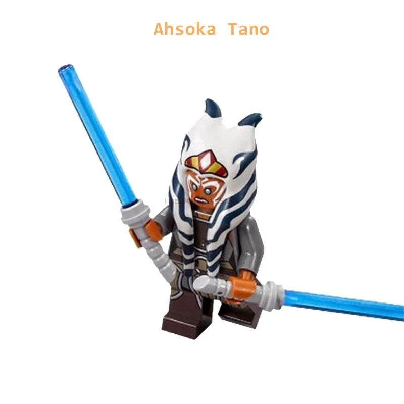 Игрушки блоки Звездные войны Ahsoka Tano Stass Allie Shaak Ti Ki-Adi-Mundi строительные блоки игрушки для детей звездные войны Мстители эндшпиль - Цвет: Ahsoka Tano