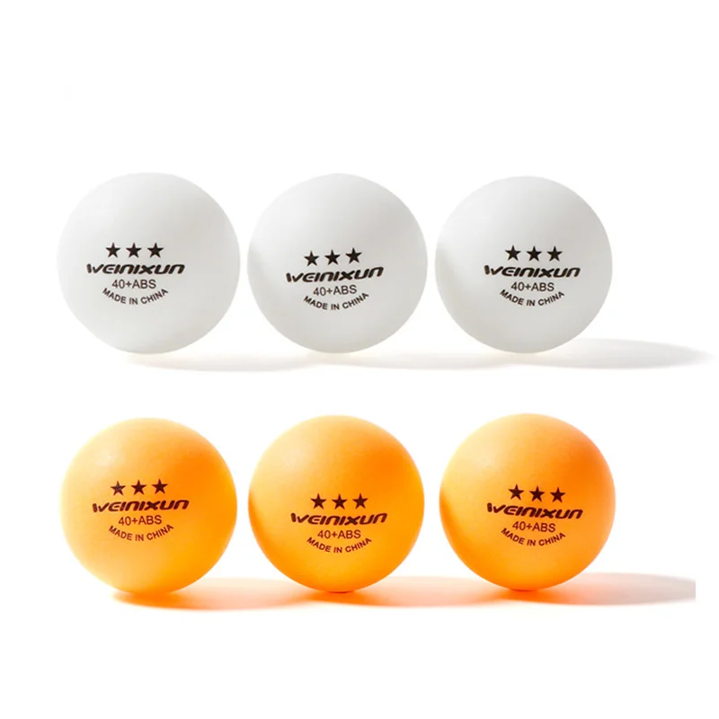 NEW Table Tennis Ball Set of 100 Bulk Ping Pong Ball 3Star 40+ Standard Size ABS Training Ball