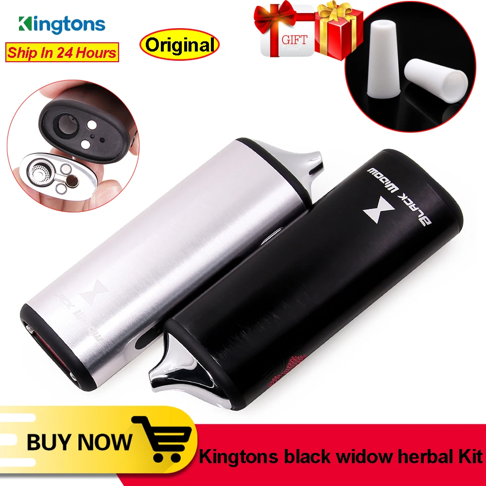 Оригинальный травяной испаритель Kingtons black widow вейп в комплекте с аккумулятором 2200