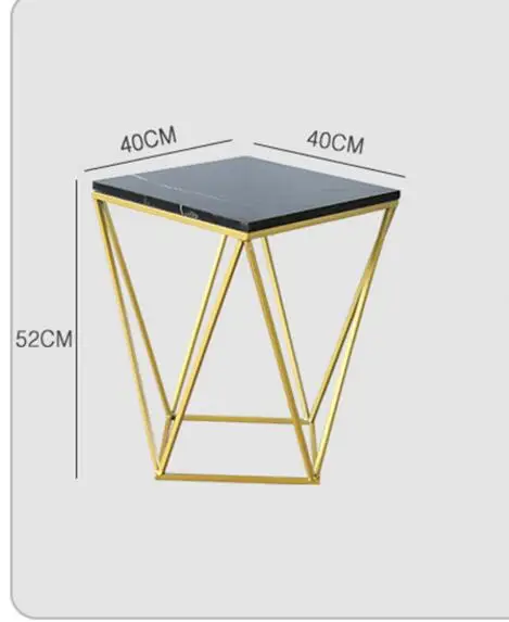 Нордическая маленькая квартира гостиная мраморный Маленький журнальный столик креативный мини квадратная сторона несколько легкий роскошный чистый красный стул dressi