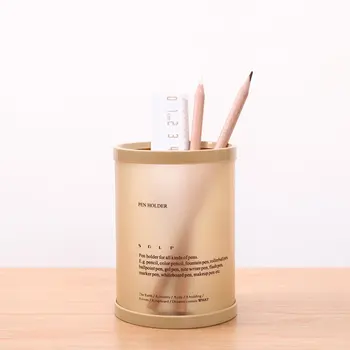 

Cylindrical Pen Holder Insert Desktop Decoration Stationery Fashion Pen Office Supplies Storage Box