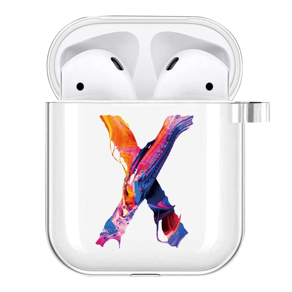 Silicone Cover Case for Apple AirPods 1st / 2nd Generation Anti-fall Scratch Resistant Sticker Bluetooth Case Cover