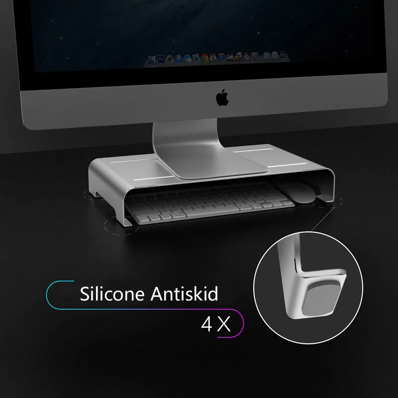  Aluminum Alloy Vertical Laptop Monitor Stand Desktop Notebook Holder For Macbook Air Pro