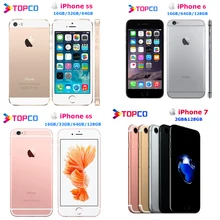 Apple iphone 5s iphone 6 iphone 6 S iphone 7 заводской iphone 5s iphone 6 мобильный телефон 4G 16 Гб/32 ГБ/64 Гб/128 ГБ iphone 7