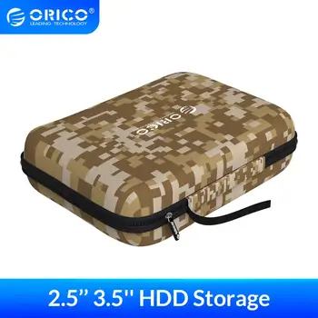 

ORICO Portable External HDD Protection Case Portable Bag Box For 2.5 3.5'' HDD SSD Power Bank Earphone U-disk Key Cables