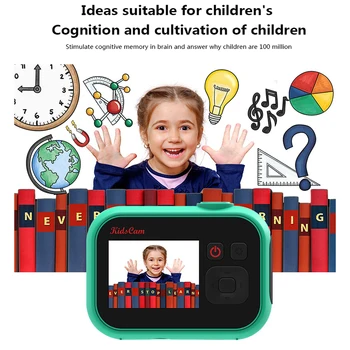 

1080P 24 Million Pixels High-Resolution HD LCD Screen Video Camcorder 4x Zoom Kids Camera USB Rechargeable Children's Camera