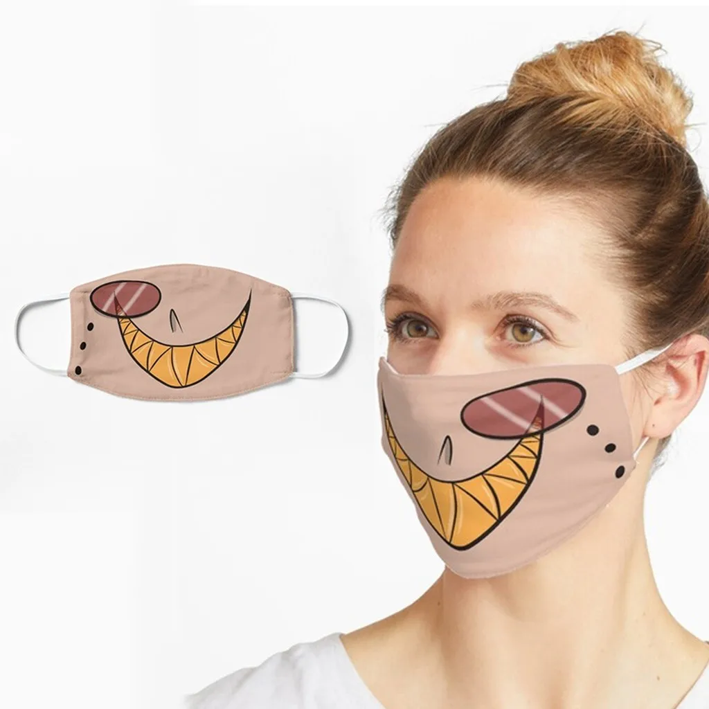 

1Pcs Respirator Cotton Print Funny Windproof Unisex Reusable Washable Protective