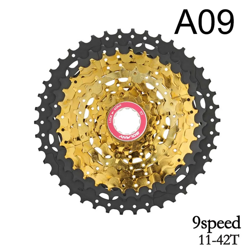BOLANY MTB велосипед Freewheel 8 S/9 S 11-25 28 32 40 42T MTB горный велосипедный маховик 8 9 скоростей кассета звездочка - Цвет: 9S 11 to 42T2