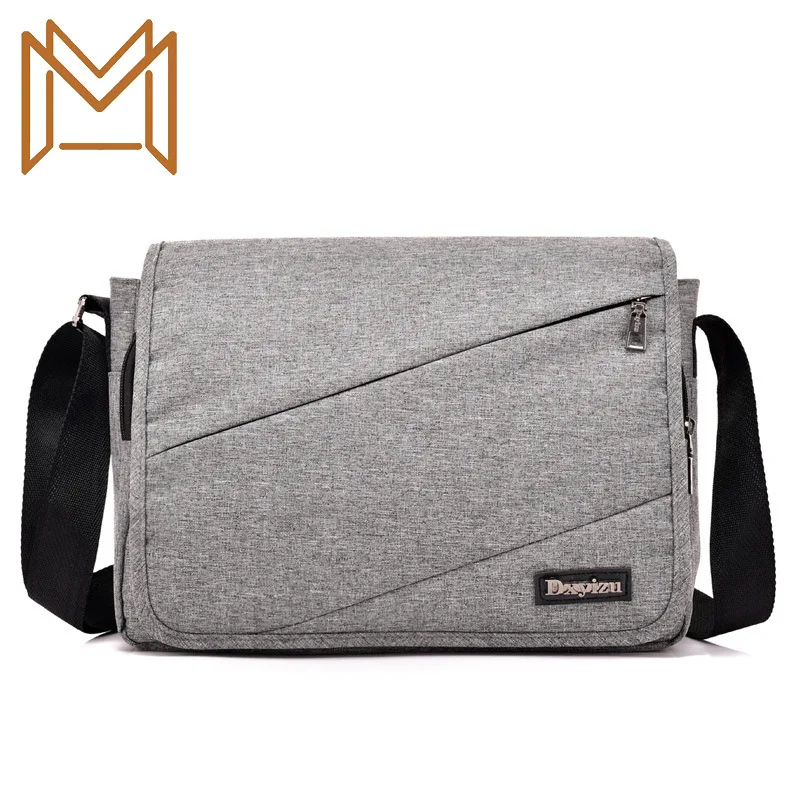 

Single Shoulder Package Male Oxford Cloth Male Package Man Oblique Satchel Canvas Cross Section Capacity Computer Package
