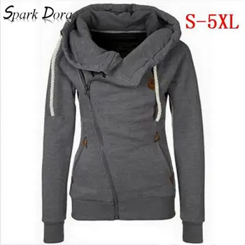 

Womens Plus Size Hoodies Fashion Casual Comfort Popular Hooded Casual Zip-up Long Sleeve Solid Color Streetwear Hoodies Women