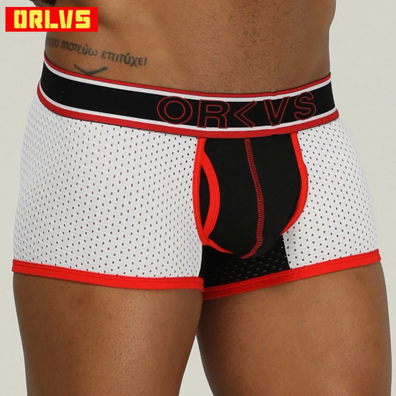 

ORLVS Brand Men boxer Male Underwear Cueca Tanga Ropa Interior Hombre Boxer Homme Calzoncillo Boxer Para hombre boxer OR201
