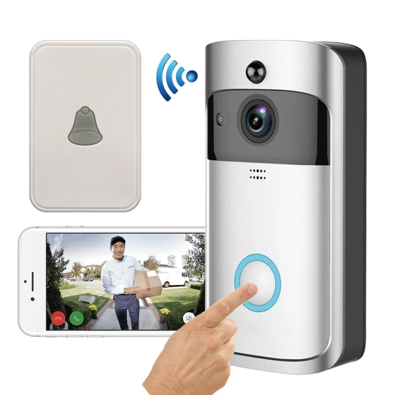 WakeView 1080P умный дверной звонок камера Wifi беспроводной Вызов домофон видео глаз в