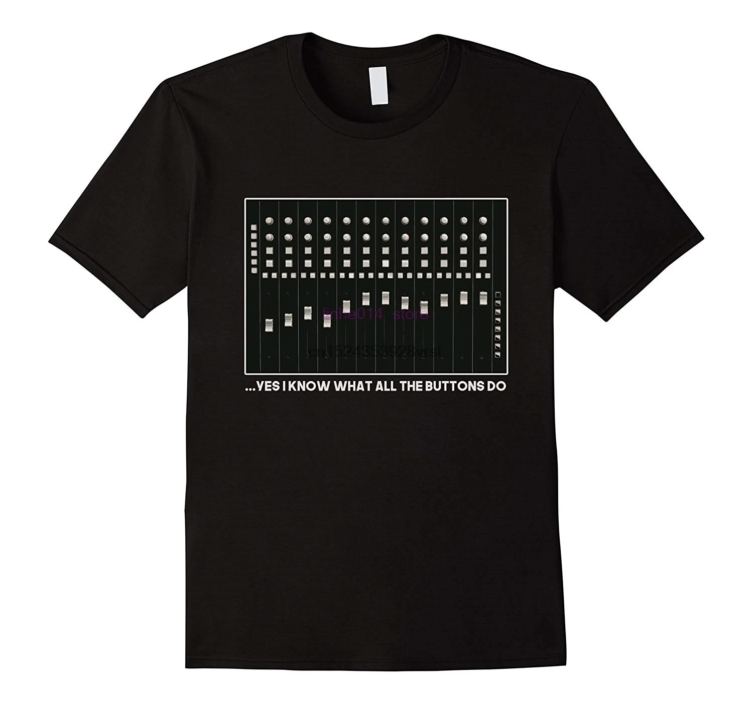 

brand men shirt I Know What All The Buttons Do Audio Sound Engineer T Shirt