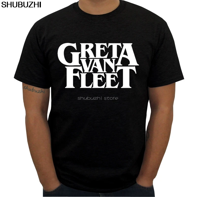 Грета Ван Флит-рок группа shubuzhi Мужская футболка Новое поступление летняя хип-хоп хлопковая Футболка Повседневная крутая футболка модная sbz5300