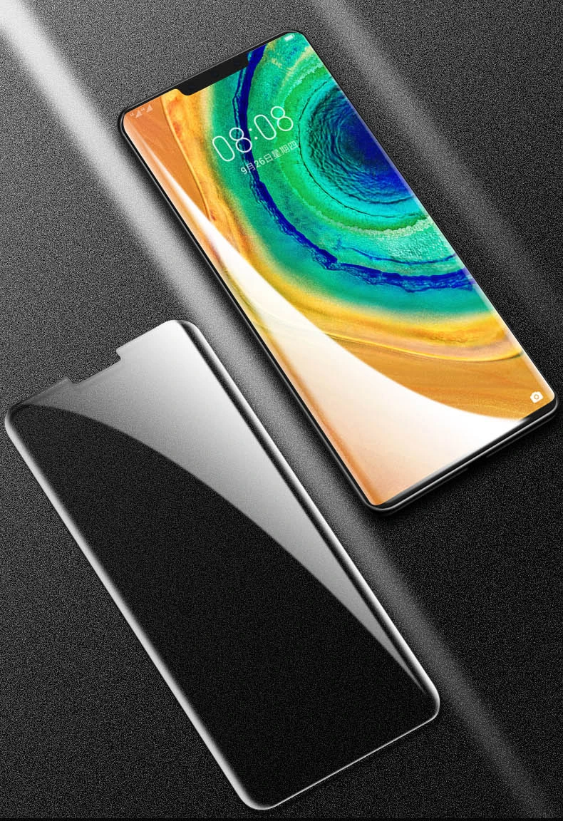 Против подсматривания Антибликовая Защитная пленка для экрана для HUAWEI Коврики 30 Pro HD закаленное стекло iPhone X конфиденциальности безопасности заглянуты защиты