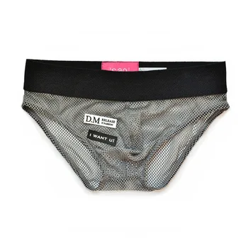 

Male underwear ropa interior hombre transparent mesh sexy underwear men underpants gay cuecas cut out slip hombre briefs men