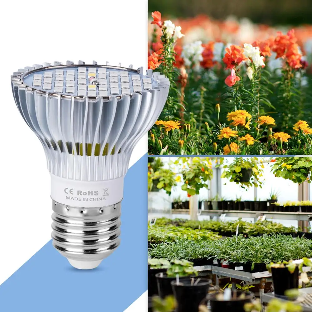 Светодиодный Grow E27 полный спектр светодиодный 220V Светодиодный лампа для выращивания растений 30 Вт 50 Вт 80 Вт Фито лампа 110V роста Светодиодный лампа гидропонная светильник фитолампа