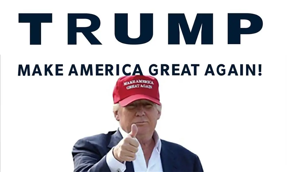 90*150 см Флаг "Трамп" make america great again для украшения