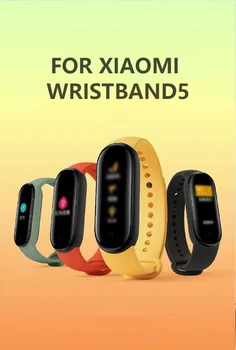 

Strap For Xiaomi Mi Band 5 Silicone Wristband Bracelet Replacement For Xiaomi Band 5 MiBand 5 Wrist Color TPU Strap Accessories