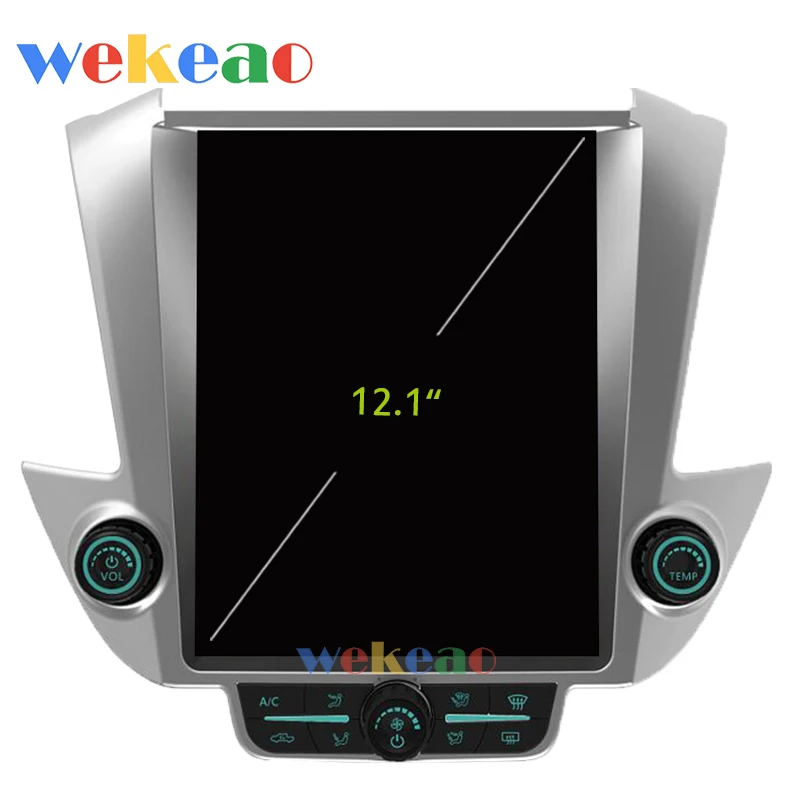 Wekeao вертикальный экран Tesla стиль 12,1 ''Android 8,1 автомобильный DVD gps Навигатор Радио для Chevrolet Tahoe Suburban Yukon
