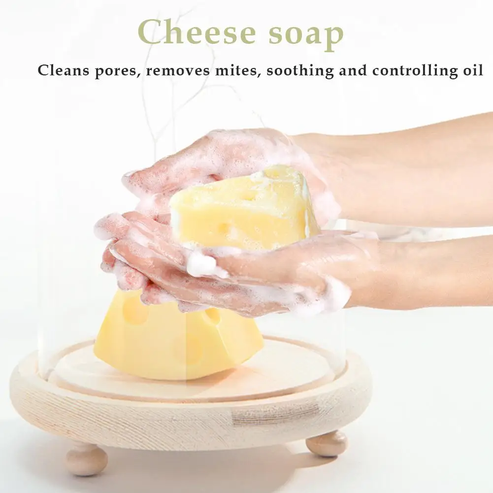 Новое увлажняющее масло-контроль против клещей, очищающее мыло для тела лица, мыло для сыра, матовое мыло, уход за лицом