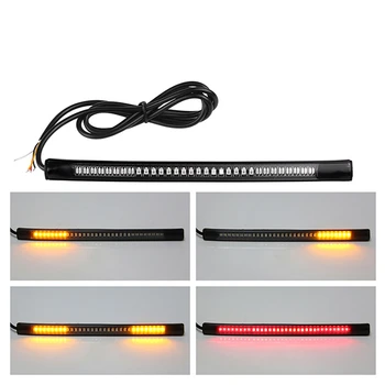 

Motorcycle Signal Lamp Movelty Lighting Decorative Lamp Led 48 Lights SMD Car Motor Strip Brake Light Steering Lamp Tail Light