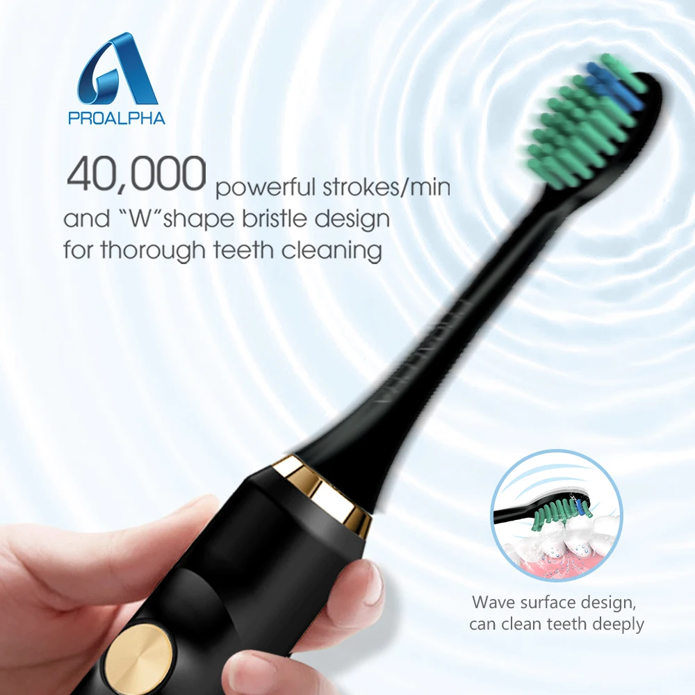 Proalpha Upgrade Electric Toothbrush heads Ultrasonic Toothbrushes with Sonic Replacement Tooth Brush Cepillo Dental Oral Hygien Proalpha Upgrade Electric Toothbrush heads Ultrasonic Toothbrushes with Sonic Replacement Tooth Brush Cepillo Dental Oral Hygien