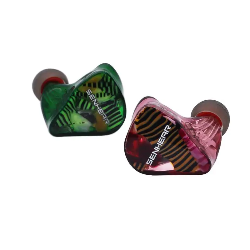 Senhear SH10 10 Balanced Armature Hifi Music Moniotor DJ Studio Customize Bass Audiophile Earbuds Earphones Replaceable Cable