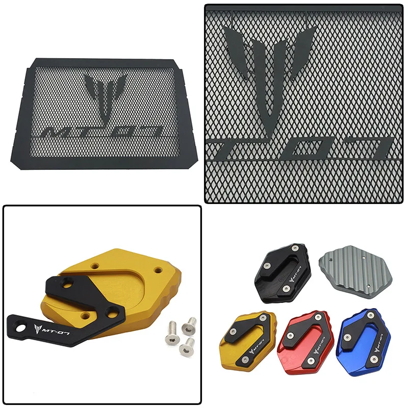 SEMSPEED мотоциклетная крышка радиатора боковая подставка колодки комплект для Yamaha