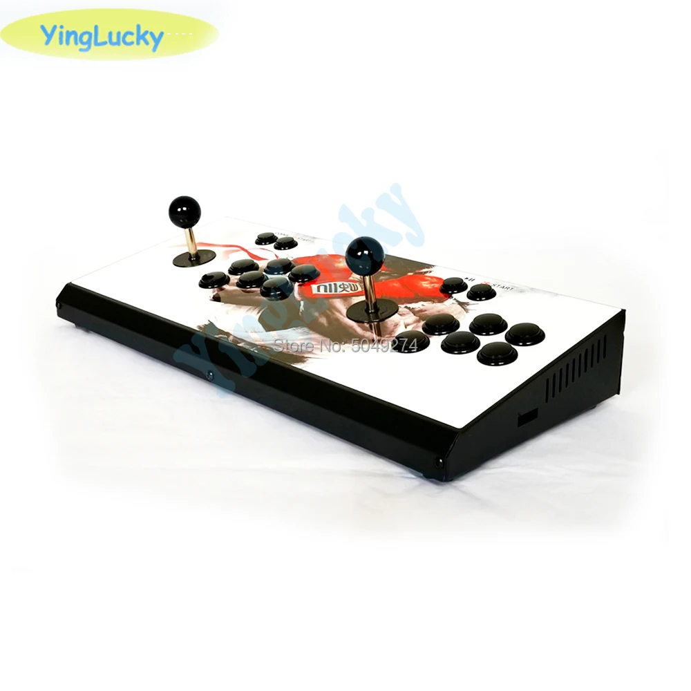Yinglucky аркадная игра 2600 в 1 Pandora box 3D Подключение ПК ТВ Видео игровая консоль монета игровые консоли - Цвет: Черный