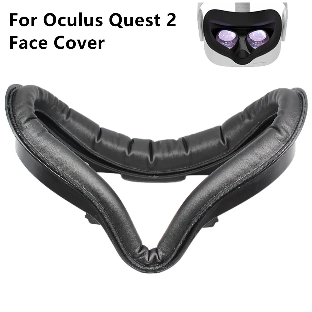 For Oculus Quest 2 Face Cover Pu Cushion Facial Interface Face Cover