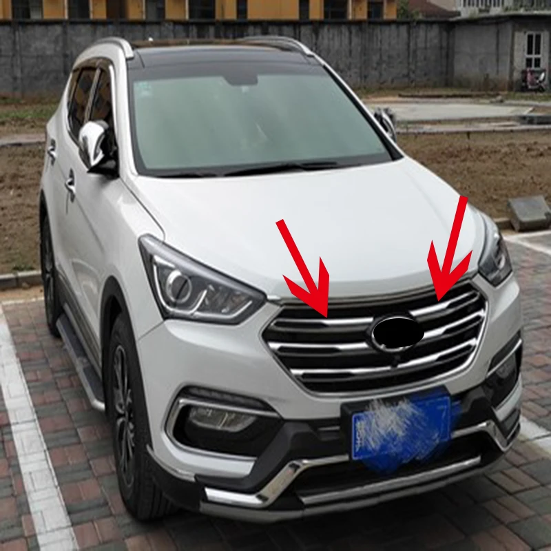 Универсальная хромированная полоса для стайлинга автомобиля 5 м Ford Focus 2 Mazda CX5 2018
