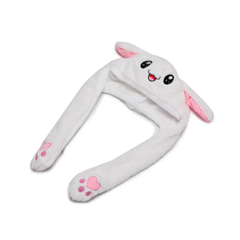 Горячая милый кролик плюшевая шляпа Skullies забавная игрушка для игр милый кролик шапочка подарок игрушка для детей девочки друг