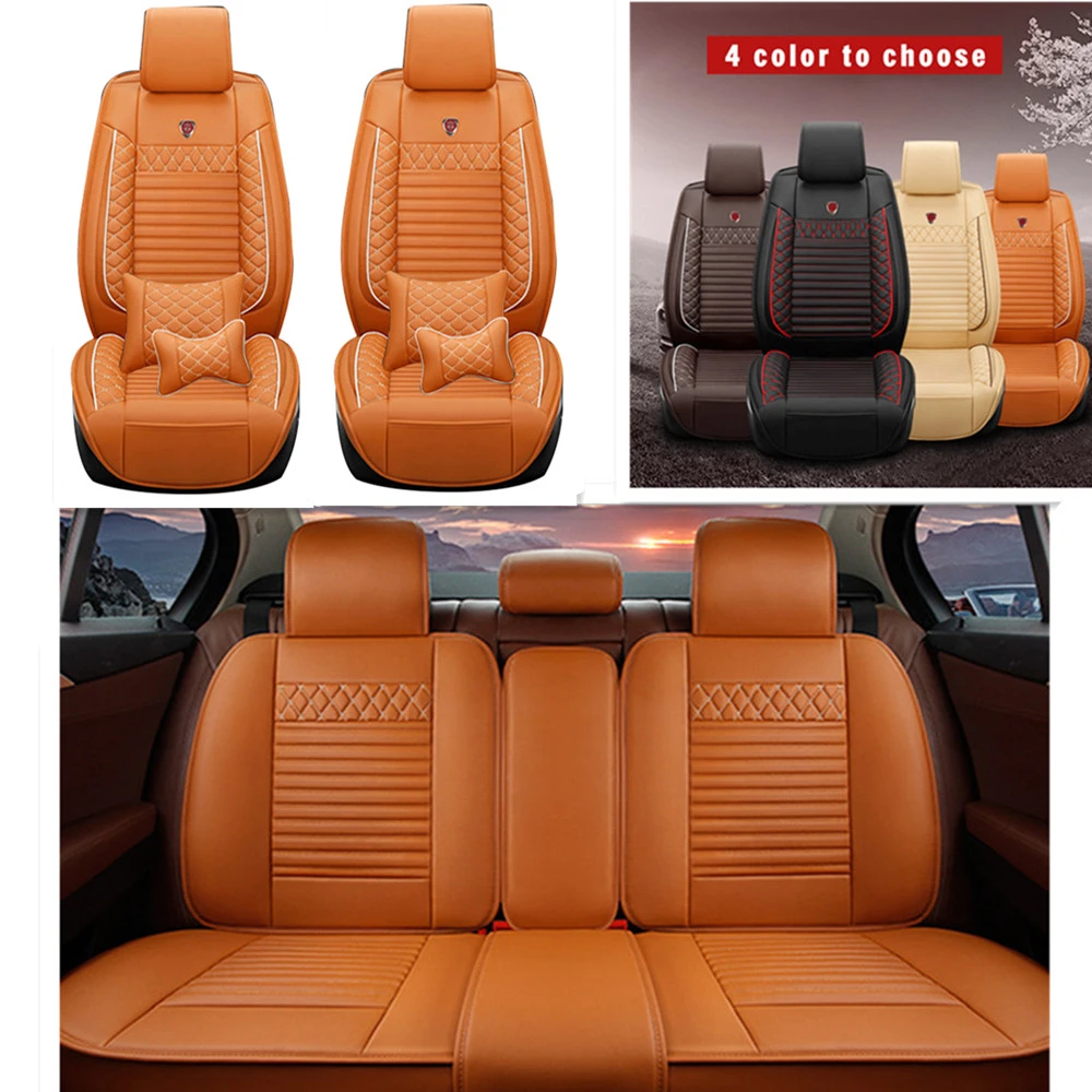 Muchkey Universal Car Seat Covers For 99 Car Model Custom 5 Seats Pu