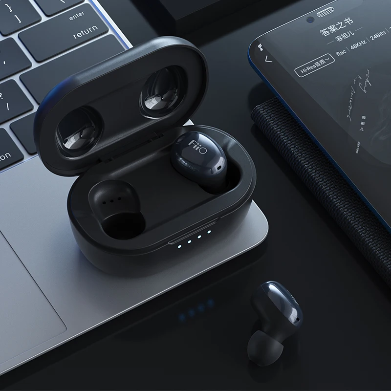 Fiio FW1 True Wireless Bluetooth Earphone Balanced Armature Earbuds QCC3020 BT V5.0 Knowles driver units