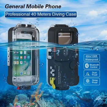 

Waterproof Swimming Case For iPhone 11 Pro X XR XS Max 6 6s 7 8 Plus SE 2020 Fundas Cover Universal Bluetooth Cell Phone Housing