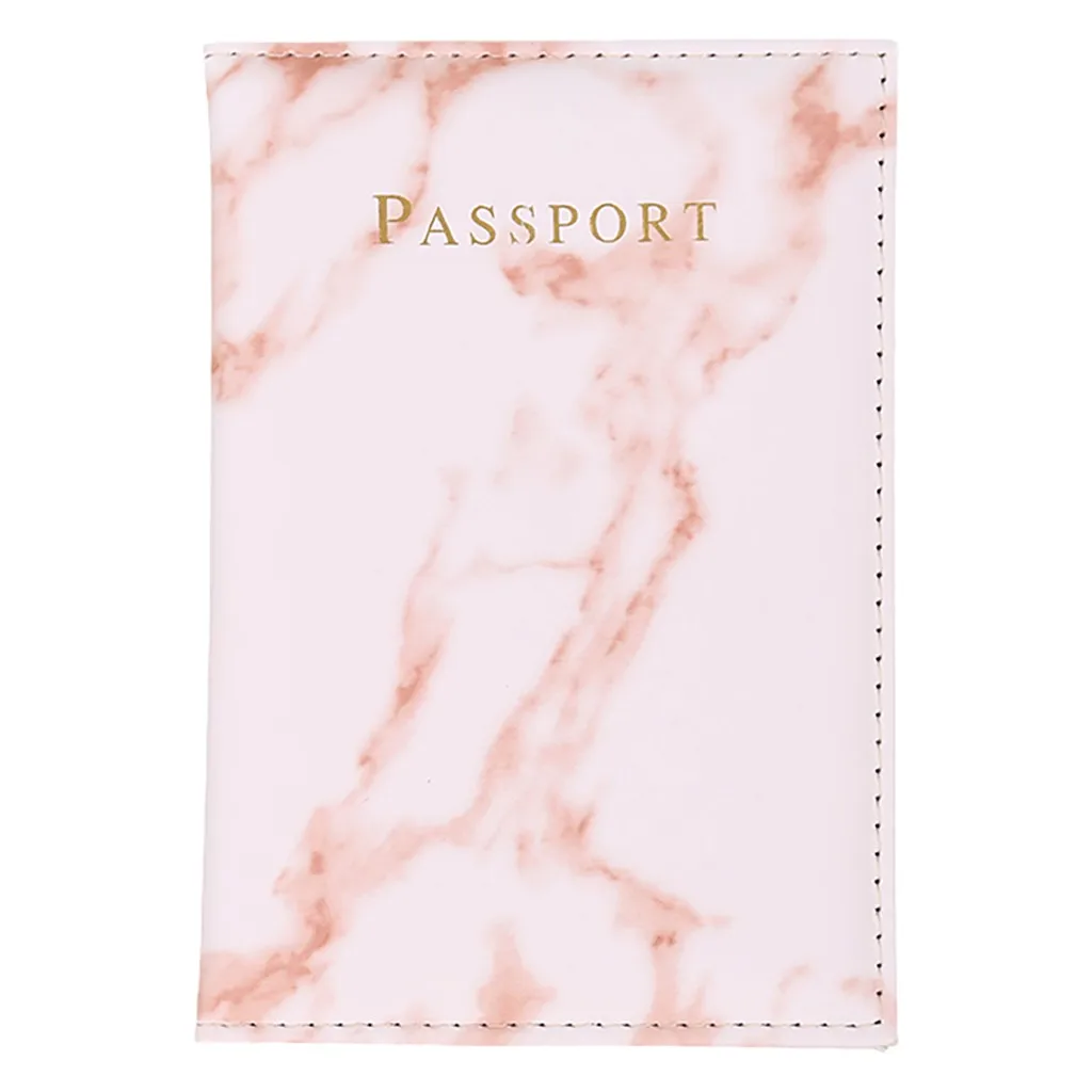 Мраморная стильная обложка для паспорта, водонепроницаемая ПУ обложка для паспорта, Дорожный Чехол, обложка для паспорта