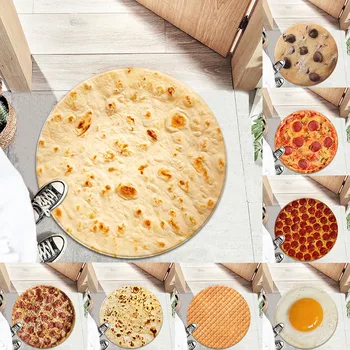 

Family Food Chair Cushion Door Mat Wrap Blanket Non Slip Bedroom Carpet Mats Fun Delicious Food Chair Mat Wrap Blanket JMSS