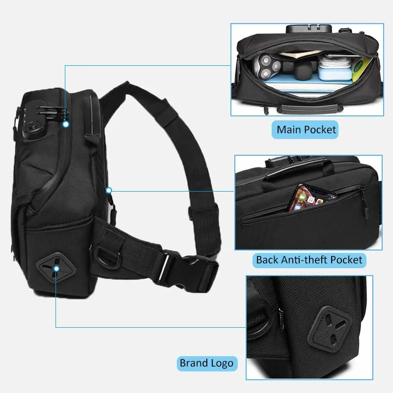 fanny pack with lock