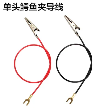 

Single head clip wire U-shaped fork wire physical electrical experiment connection test wire circuit experimental power cord