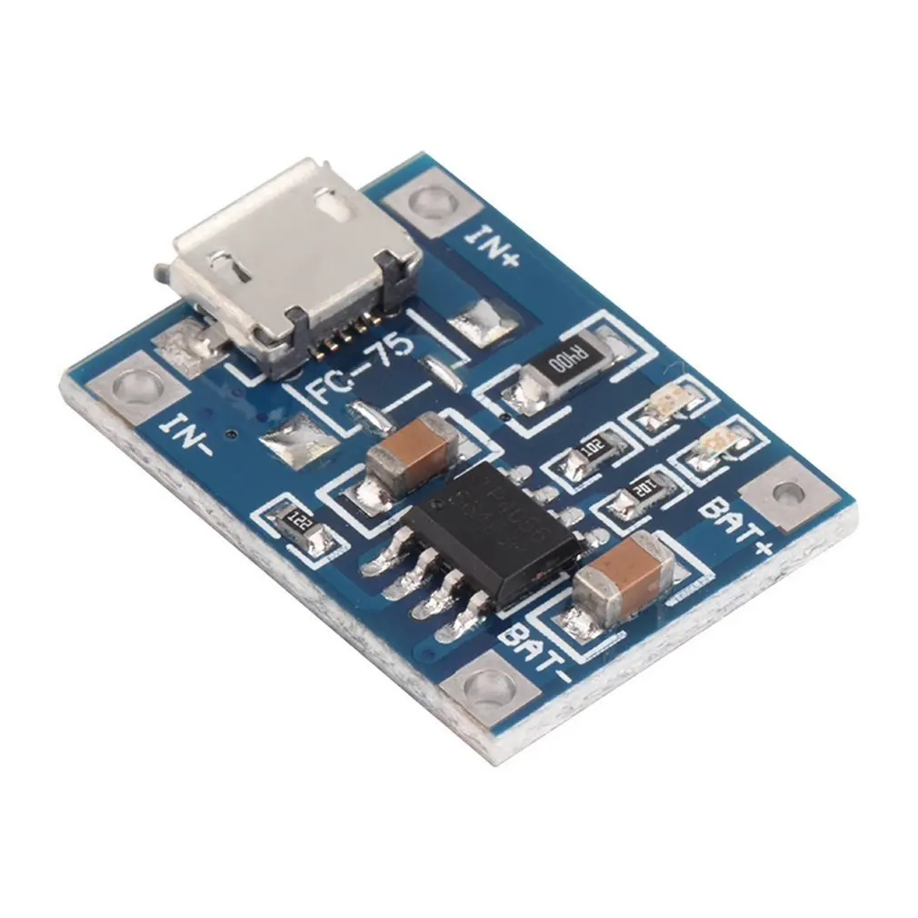 Мини микро USB 5 в 1 а TP4056 модуль литиевой батареи литий ионные аккумуляторы