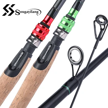 

Sougayilang High Quality 1.8M 2.1M 2.4M Telescopic Mini Feeder Fishing Rods Hard Bait Spinning Rod Fishing Pole Tackle