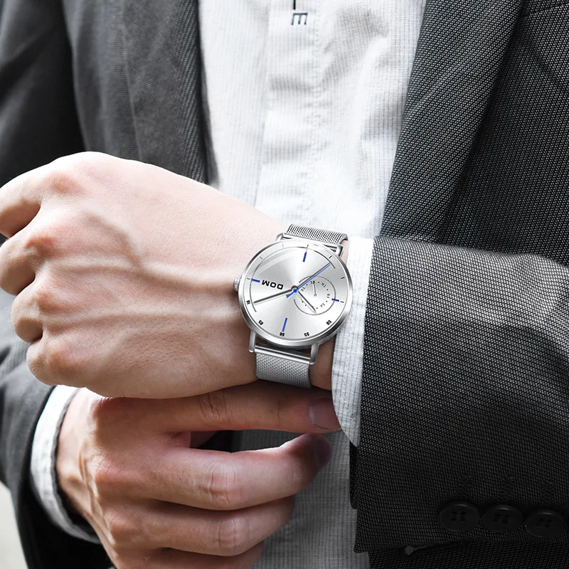 

MEN'S Watch Simple Watch Fashion Casual Korean-style Waterproof MEN'S Watch Trend Quartz Watch M-1273D-7M