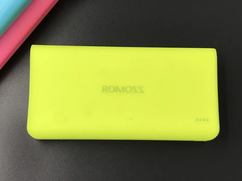 Портативный нетоксичный силиконовый мягкий защитный чехол для ROMOSS 20000mAh ROMOSS 10400mAh power DurableBank