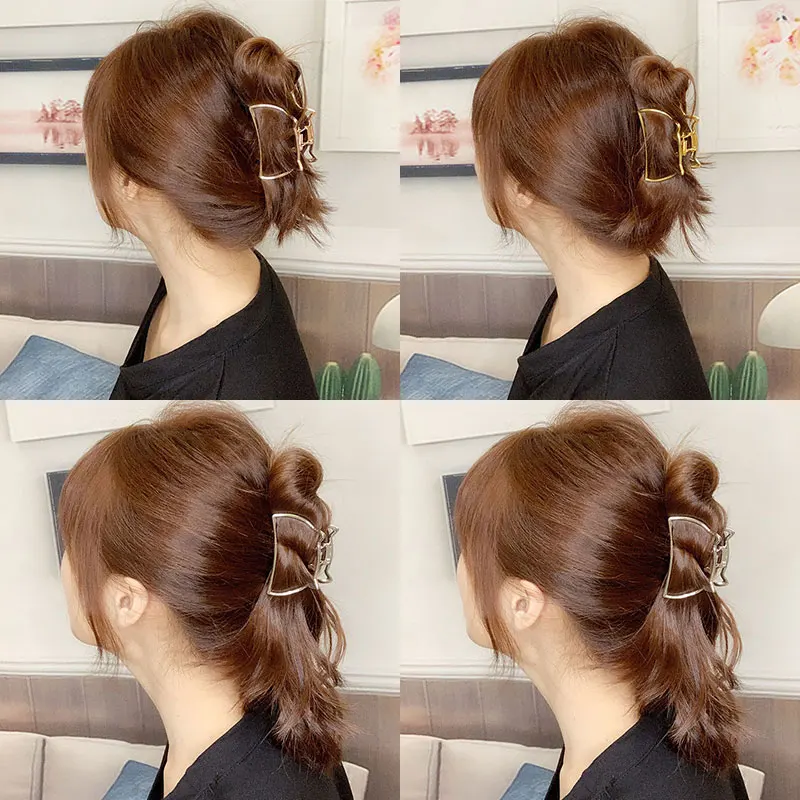 Винтажная металлическая заколка для волос в стиле ретро с кошачьими ушками