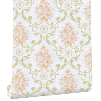 

Waterproof PVC self-adhesive wallpaper European pattern for bedroom living room office kitchen wall papers home decor bedroom
