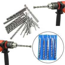 

5pcs Masonry Drill Bits Tungsten Carbide Tipped Concrete Brick Stone Drilling Set Size 4 5 6 8 10 12mm Electric Drill Accessorie