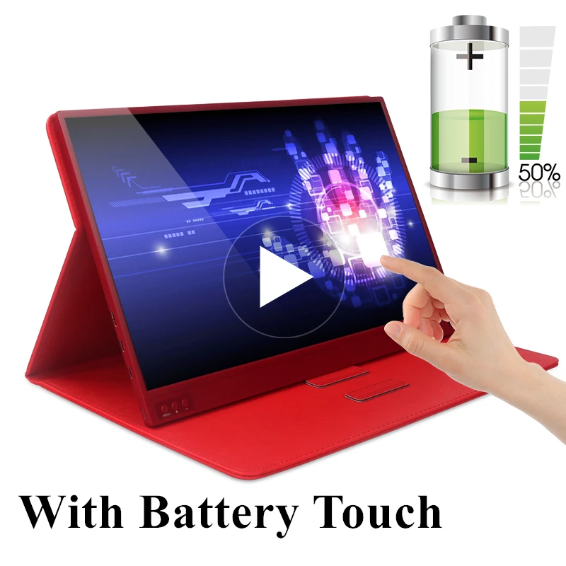  Super Thin 15.6 Inch IPS Touch Screen For PS3 PS4 XBOX Car Use Portable Monitor For PC Laptop 1920 